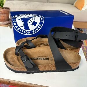 Birkenstock Mayari Sandals with Ankle Strap Size 37 NWOT